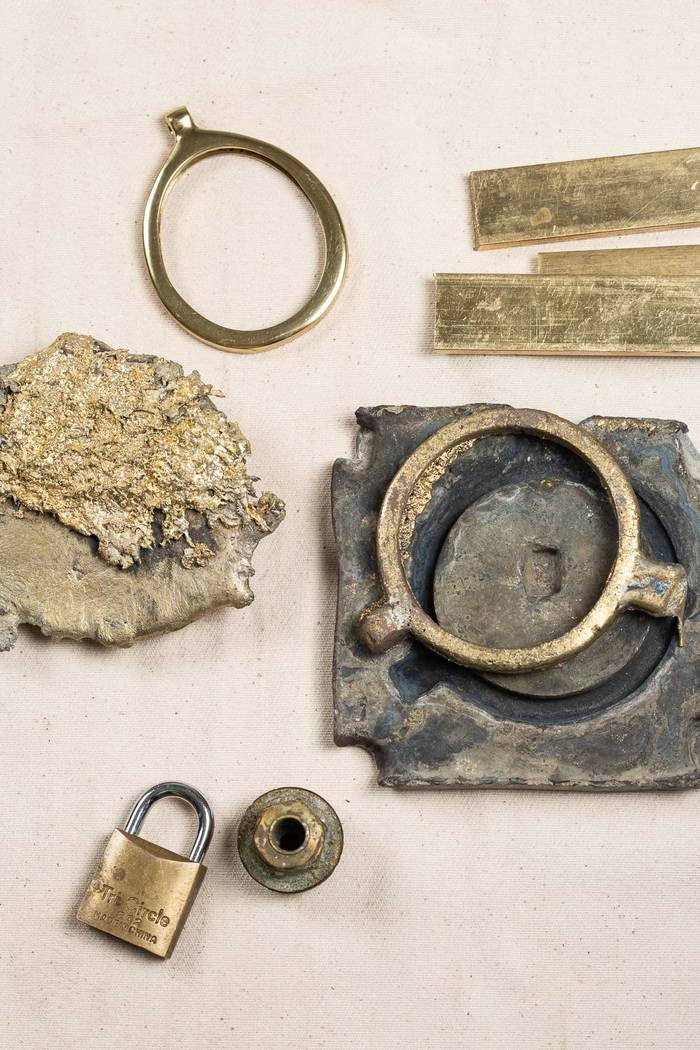 Collier original femme- Bongani jaune