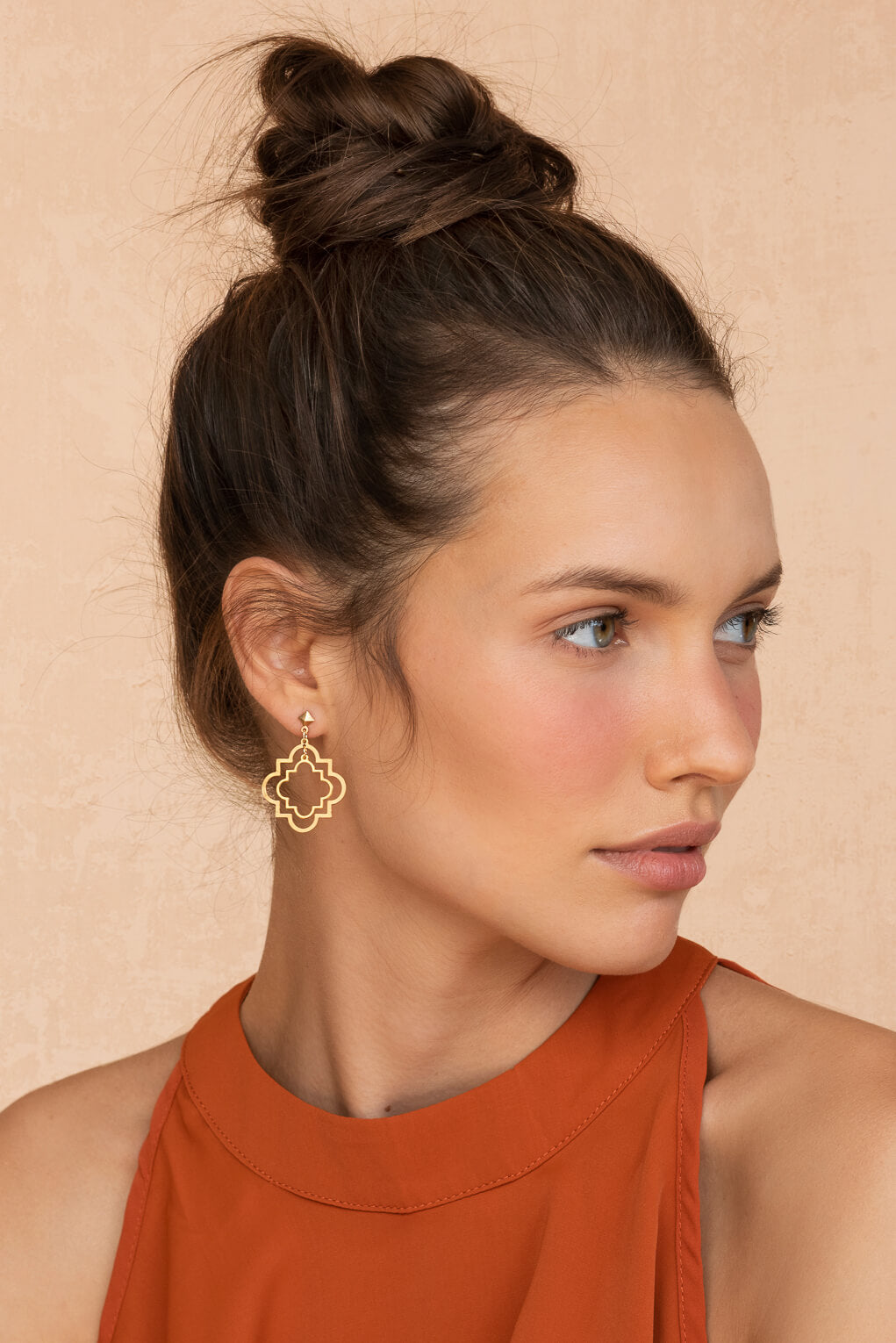 Golden earrings -Riri 
