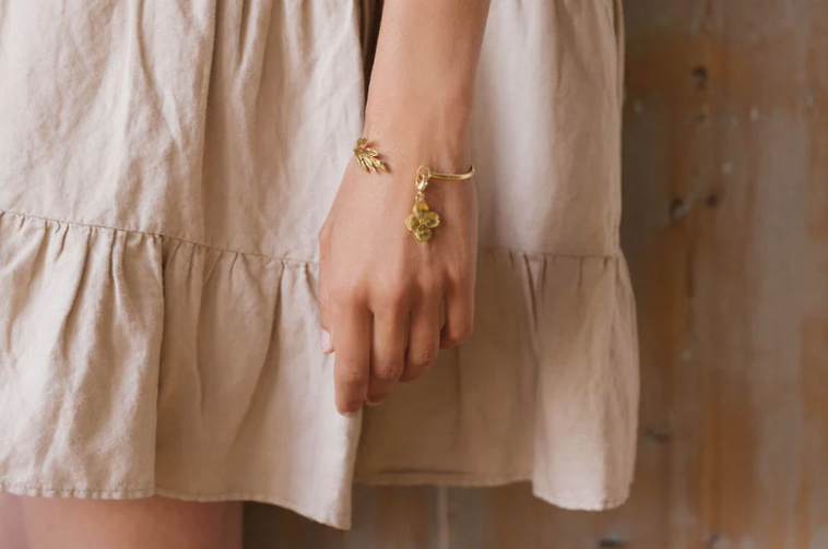 Golden bracelet - Clémence 