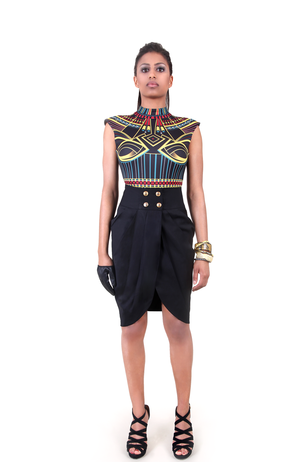 Ethnic bodysuit - Nefertiti 