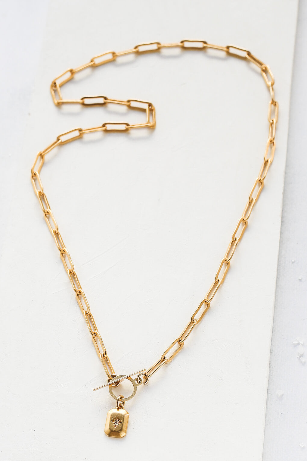 Golden necklace - Alena