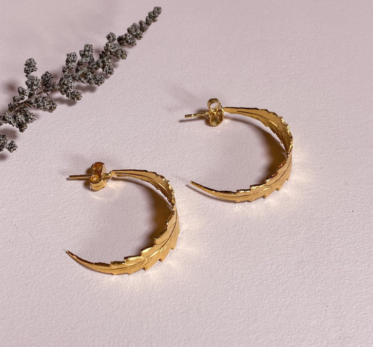 Boucles d'oreilles or - Victoire Studio