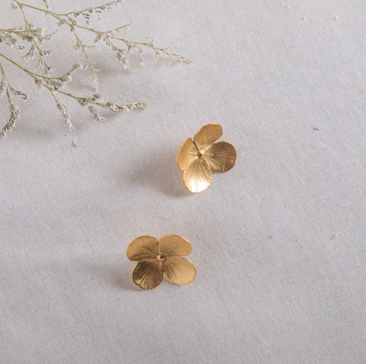 Golden earrings - Hortense 