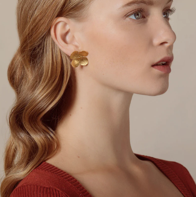 Boucles d'oreilles dorées - Hortense