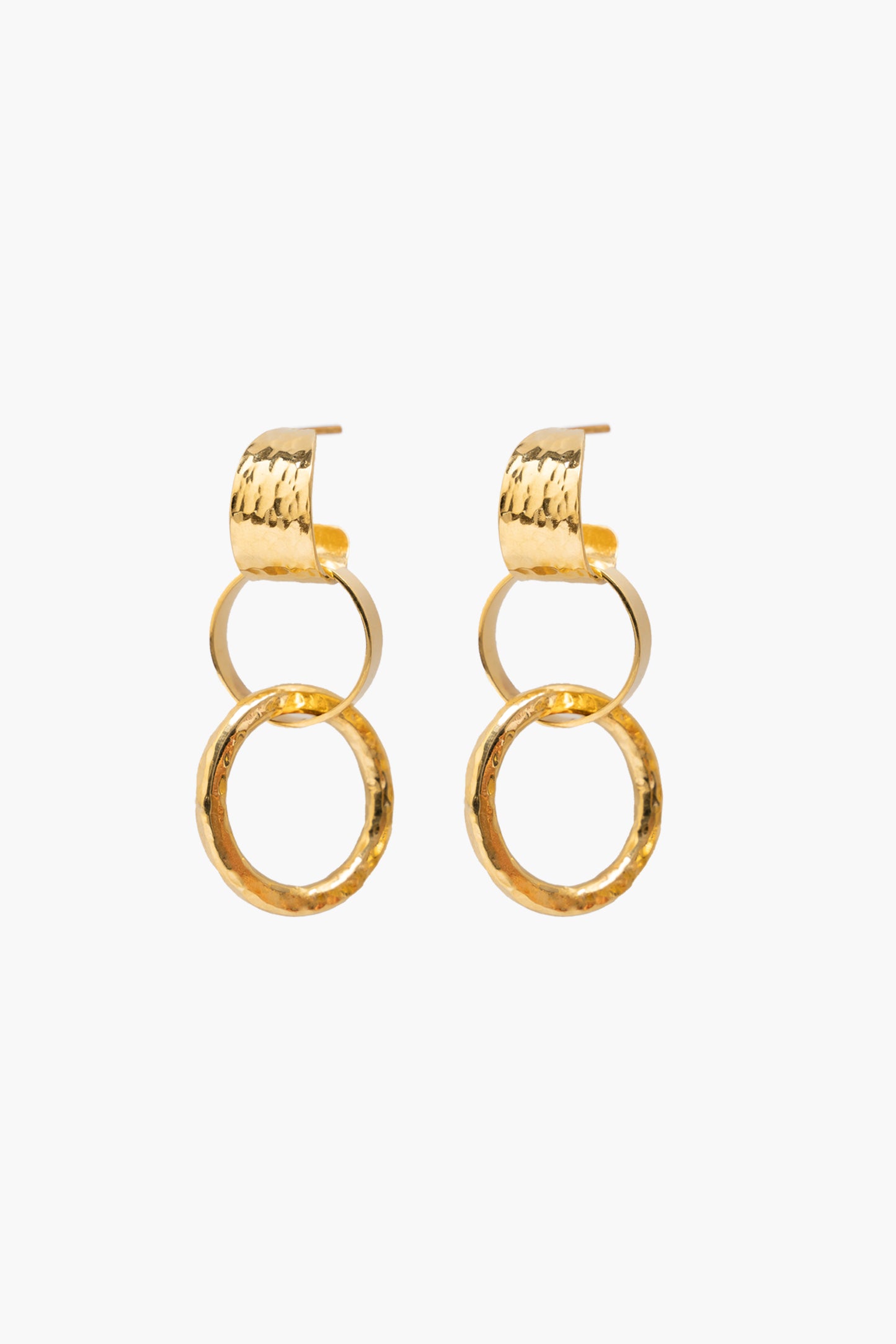 Gold earrings - Christa 