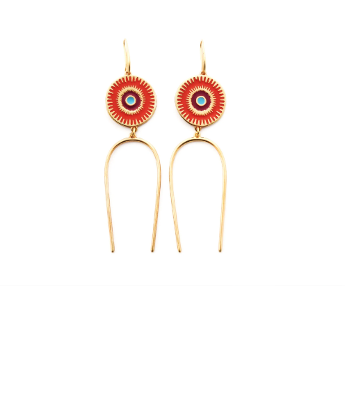 Ethnic earrings - Deity