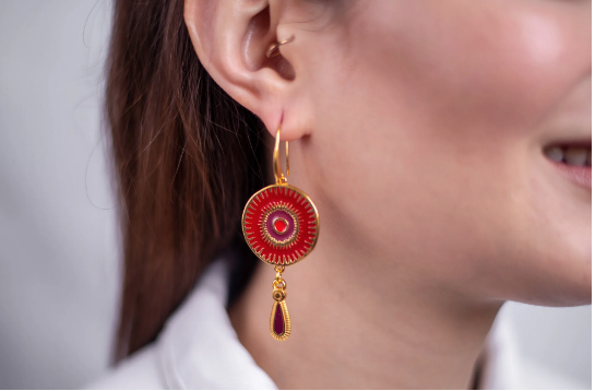 Boucles d'oreilles ethniques - Deity court