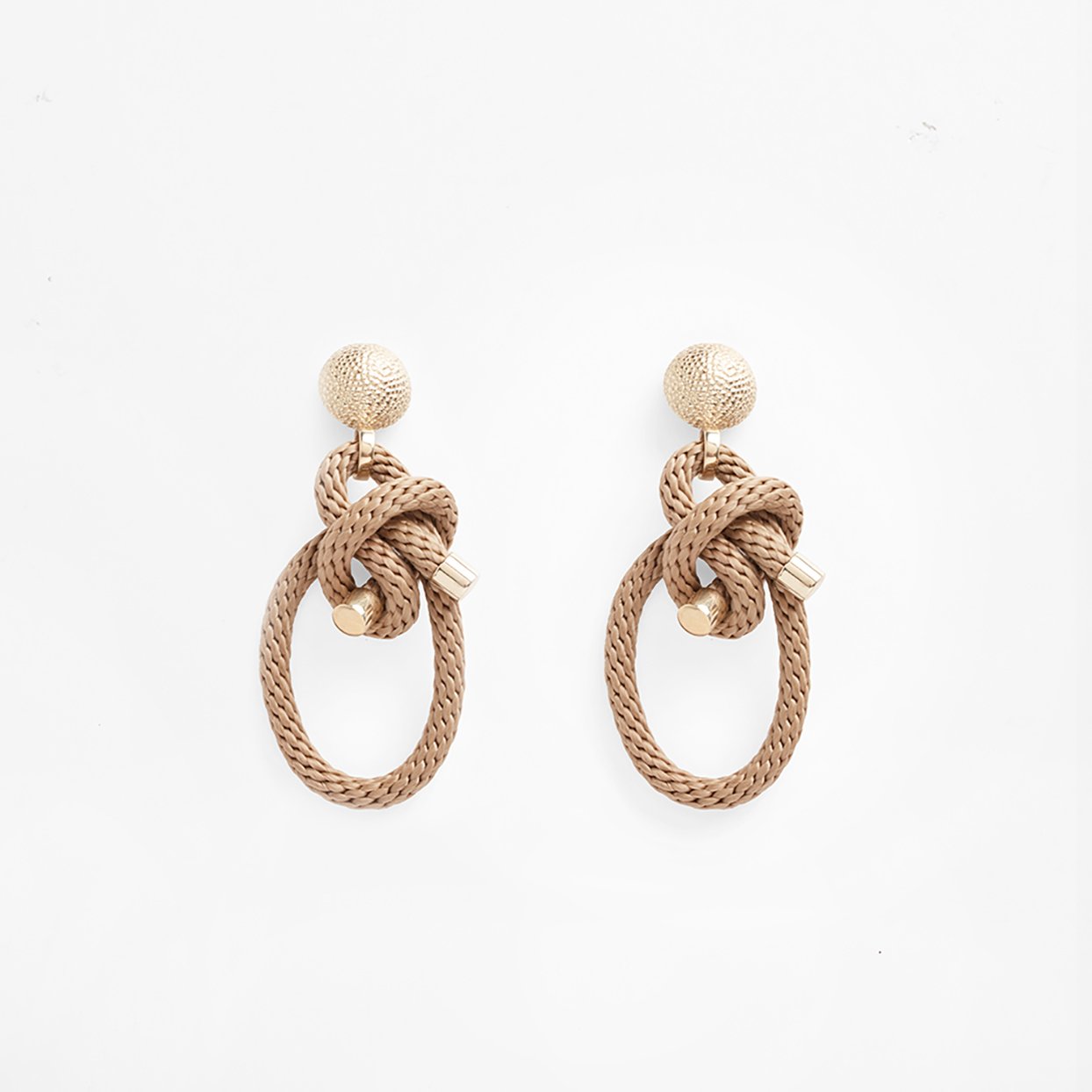 Rope earrings -Shimenawa 